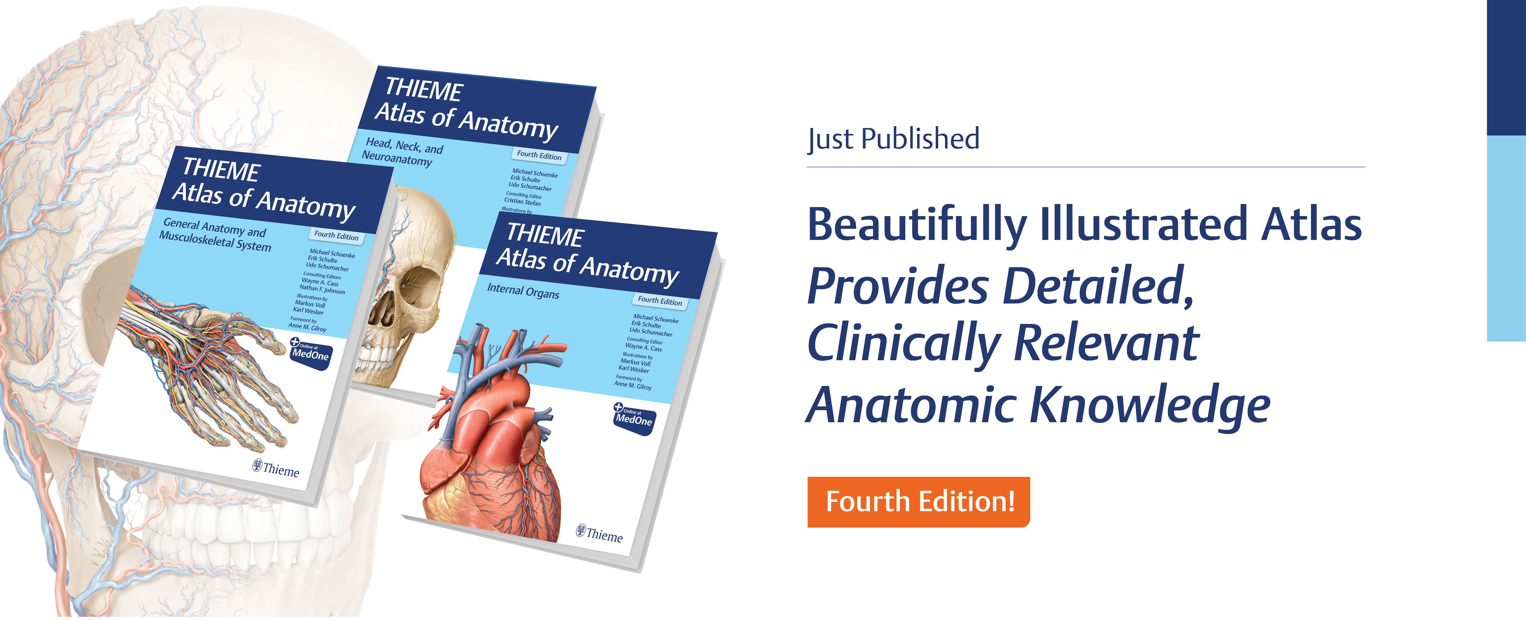THIEME Atlas of Anatomy, Three Volume, Fourth Edition